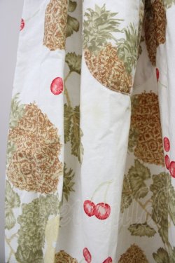 画像3: PINK HOUSE / パイナップル柄ワンピース  白Ｘ黄色Ｘ茶 T-25-11-09-038-LO-OP-SA-ZT