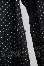 画像4: 【SALE】PINK HOUSE / ドット長袖ワンピース  ブラック T-25-11-09-040-LO-OP-SA-ZT400 (4)