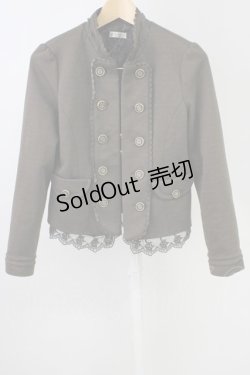 画像1: axes femme / ナポレオン風カットジャケット M カーキ T-25-11-09-042-AX-JA-SA-ZT