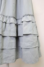 画像3: axes femme Kawaii / ロマンティックフリルスカート M ブルー T-25-11-09-044-AX-SK-SA-ZH (3)