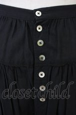 画像3: 【SALE】PINK  HOUSE / フロント縦レース&裾ピンタックスカート  黒 T-25-11-09-045-LO-SK-SA-ZT357 (3)