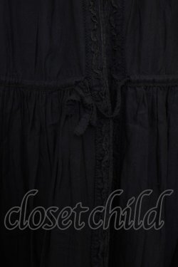画像5: PINK  HOUSE / フロント縦レース&裾ピンタックスカート  黒 T-25-11-09-045-LO-SK-SA-ZT