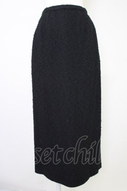 画像1: INGEBORG / ツイードペンシルスカート M ブラック T-25-11-09-047-LO-SK-SA-ZT