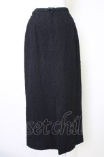 画像2: 【SALE】INGEBORG / ツイードペンシルスカート M ブラック T-25-11-09-047-LO-SK-SA-ZT357 (2)
