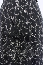 画像3: 【SALE】INGEBORG / リボン付小花柄スカート  ブラック T-25-11-09-048-LO-SK-SA-ZT431 (3)