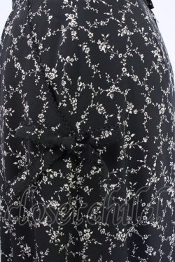 画像3: INGEBORG / リボン付小花柄スカート  ブラック T-25-11-09-048-LO-SK-SA-ZT