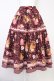 画像1: PINK HOUSE / Very Berry Heartプリントスカート  ボルドー T-25-11-09-049-LO-SK-SA-ZT (1)
