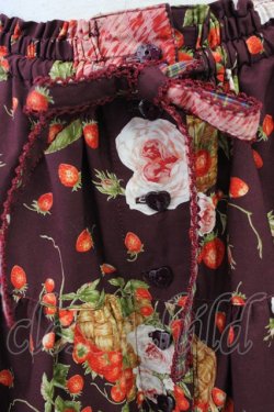 画像3: PINK HOUSE / Very Berry Heartプリントスカート  ボルドー T-25-11-09-049-LO-SK-SA-ZT