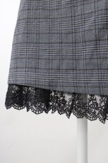 画像4: 【SALE】axes femme POETIQUE / パッチワーク切替えミニスカート M チャコール T-25-11-09-050-AX-SK-SA-ZH (4)