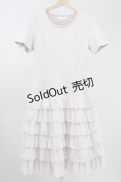 画像1: PINK HOUSE / シフォンドッキングティアードワンピース  ピンク T-25-11-09-006-LO-OP-AS-ZT