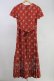 画像2: PINK HOUSE / フラワーブーケ総柄シフォンプリーツワンピース  赤 T-25-11-09-007-LO-OP-HD-ZT (2)