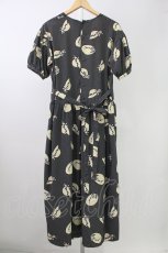 画像2: 【SALE】PINK HOUSE / 麦わらドット半袖ワンピース  黒Ｘアイボリー T-25-11-09-010-LO-OP-SA-ZT504 (2)