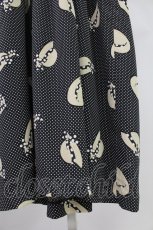 画像4: 【SALE】PINK HOUSE / 麦わらドット半袖ワンピース  黒Ｘアイボリー T-25-11-09-010-LO-OP-SA-ZT504 (4)