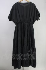 画像2: 【SALE】PINK HOUSE / フロント刺繍半袖ロングワンピース  グレー T-25-11-09-012-LO-OP-SA-ZT509 (2)
