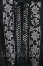 画像4: 【SALE】PINK HOUSE / フロント刺繍半袖ロングワンピース  グレー T-25-11-09-012-LO-OP-SA-ZT509 (4)