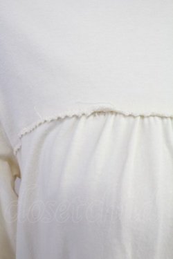 画像4: PINK HOUSE / ハイネック裾フリル長袖チュニック  キナリ T-25-11-09-014-LO-OP-SA-ZT