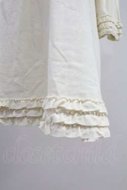 画像5: PINK HOUSE / ハイネック裾フリル長袖チュニック  キナリ T-25-11-09-014-LO-OP-SA-ZT