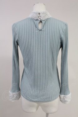 画像2: axes femme / ファースタンドインナープルオーバー  サックス T-25-11-09-018-AX-TO-SA-ZT