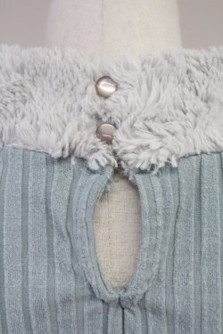 画像6: axes femme / ファースタンドインナープルオーバー  サックス T-25-11-09-018-AX-TO-SA-ZT