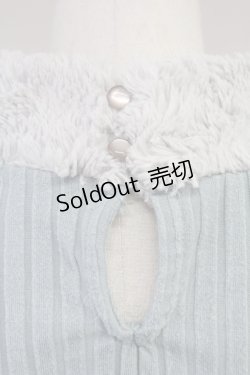 画像6: axes femme / ファースタンドインナープルオーバー  サックス T-25-11-09-018-AX-TO-SA-ZT