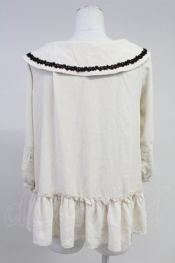 画像2: axes femme / 丸襟タックチュニック M ベージュ T-25-11-09-019-AX-TO-SA-ZT