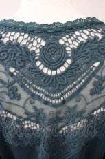 画像3: 【SALE】axes femme / バックレースロングガウン  グリーン T-25-11-09-021-AX-TO-SA-ZT509 (3)