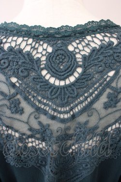 画像3: axes femme / バックレースロングガウン  グリーン T-25-11-09-021-AX-TO-SA-ZT