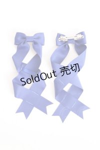 LOTUS ribbon / ツインリボンバレッタ   T-25-11-14-001-EL-AC-SA-ZI