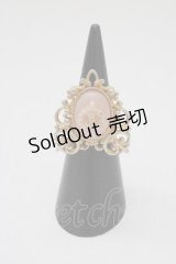 BABY,THE STARS SHINE BRIGHT / プリンセスドロップカメオリング 10号 ピンク T-25-11-14-010-BA-AC-SA-ZI