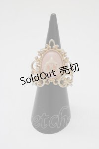 BABY,THE STARS SHINE BRIGHT / プリンセスドロップカメオリング 10号 ピンク T-25-11-14-010-BA-AC-SA-ZI