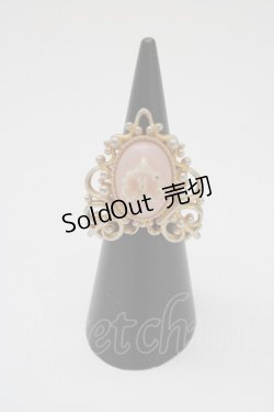 画像1: BABY,THE STARS SHINE BRIGHT / プリンセスドロップカメオリング 10号 ピンク T-25-11-14-010-BA-AC-SA-ZI