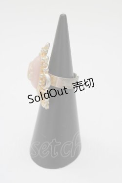画像2: BABY,THE STARS SHINE BRIGHT / プリンセスドロップカメオリング 10号 ピンク T-25-11-14-010-BA-AC-SA-ZI