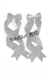 LOTUS ribbon / ツインリボンバレッタ   T-25-11-14-002-EL-AC-SA-ZI