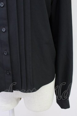 画像4: Jamie エーエヌケー / クロスモチーフ長袖ブラウス  黒 T-25-11-14-014-LO-BL-SA-ZT