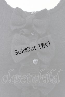 画像3: Ank Rouge / トリプルリボンカーディガン M ブラック T-25-11-14-016-CA-TO-SA-ZI