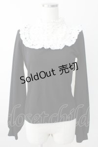 MA*RS / レースヨーク襟トップス M ブラックＸホワイト T-25-11-14-018-EL-TO-SA-ZI