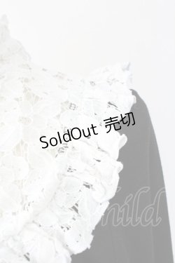 画像4: MA*RS / レースヨーク襟トップス M ブラックＸホワイト T-25-11-14-018-EL-TO-SA-ZI