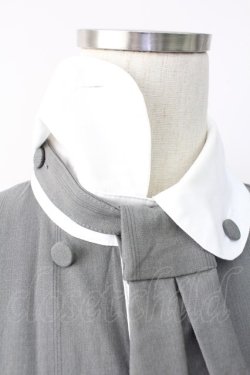 画像3: MIHO MATSUDA / ネクタイ付きワンピース  グレーＸ白 T-25-11-14-019-GO-OP-SA-ZT