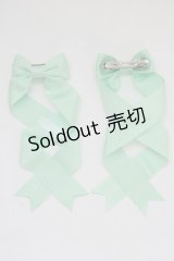 LOTUS ribbon / ツインリボンバレッタ   T-25-11-14-004-EL-AC-SA-ZI