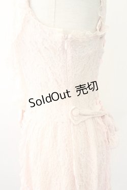 画像6: metamorphose / 総レースドレープジャンパースカート  ピンク T-25-11-14-020-ME-OP-SA-ZI