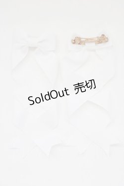 画像1: LOTUS ribbon / ツインリボンバレッタ   T-25-11-14-006-EL-AC-SA-ZI