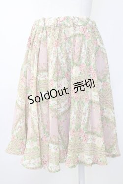 画像2: axes femme / ローズフレームスカート   T-25-11-14-026-AX-SK-SZ-ZI