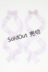 LOTUS ribbon / ツインリボンバレッタ   T-25-11-14-007-EL-AC-SA-ZI