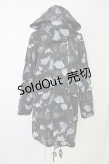 MINT NeKO / ネコカモフラコート  ブラック T-25-11-14-035-HN-CO-SA-ZI