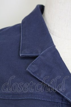 画像3: PINK HOUSE / ギンガムチェックフリルジャケット  ネイビー T-25-11-15-020-LO-JA-SA-ZT