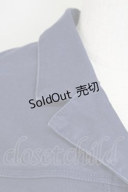 画像3: PINK HOUSE / ギンガムチェックフリルジャケット  ネイビー T-25-11-15-020-LO-JA-SA-ZI