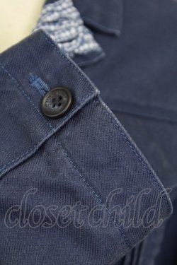 画像5: PINK HOUSE / ギンガムチェックフリルジャケット  ネイビー T-25-11-15-020-LO-JA-SA-ZT