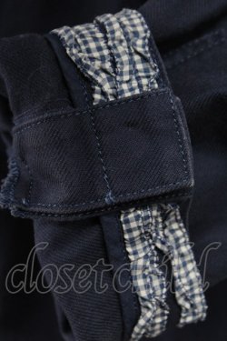 画像7: PINK HOUSE / ギンガムチェックフリルジャケット  ネイビー T-25-11-15-020-LO-JA-SA-ZT