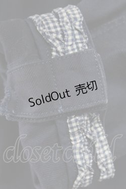 画像7: PINK HOUSE / ギンガムチェックフリルジャケット  ネイビー T-25-11-15-020-LO-JA-SA-ZI