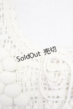 画像6: PINK HOUSE / ぶどうモチーフノースリーブニットトップス  アイボリー T-25-11-15-002-LO-TO-SA-ZT